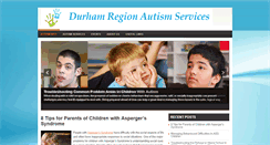 Desktop Screenshot of durham-autism.org