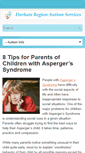 Mobile Screenshot of durham-autism.org