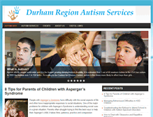 Tablet Screenshot of durham-autism.org